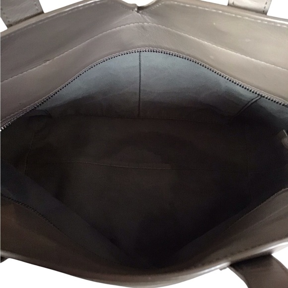 Vince Signature V Croc Embossed Tote Crossbody - Picture 12 of 12